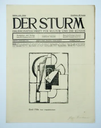 Woodcut Filla - Kopf (Head)