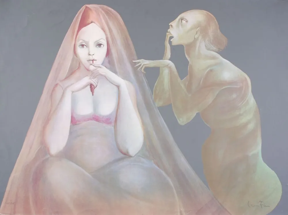 Screenprint Fini - Amine (album: Mille et Une Nuits)