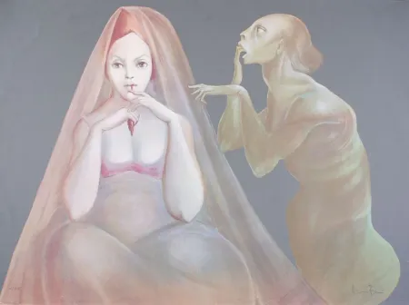 Screenprint Fini - Amine (album: Mille et Une Nuits)