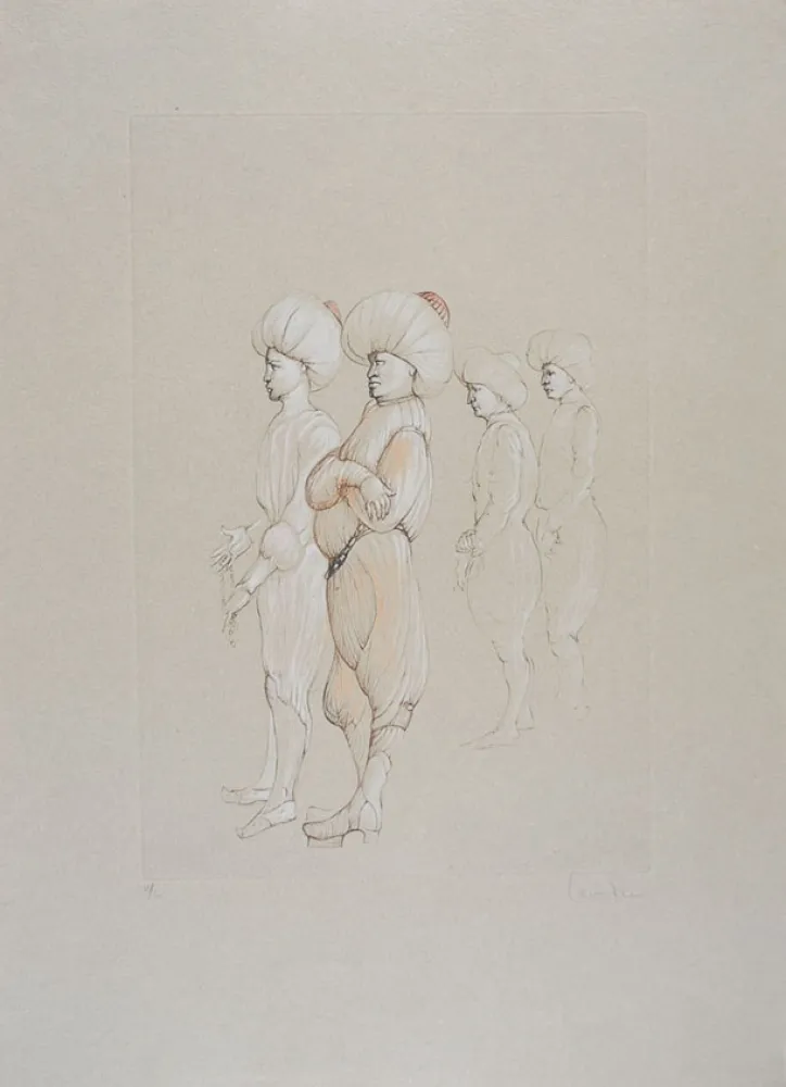 Engraving Fini - Conte de la 672 ème Nuit - VII