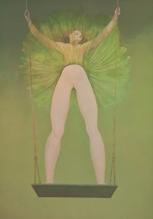 Lithograph Fini - La Leçon de lévitation