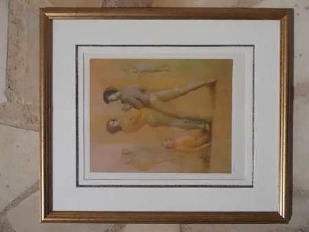 Lithograph Fini - Le cour de danse