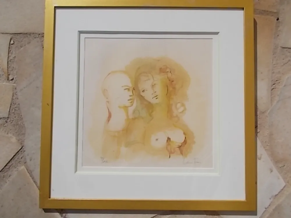 Lithograph Fini - Le Duo