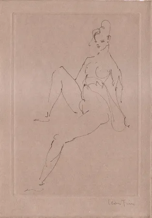 Illustrated Book Fini - L'épouse infidèle.  Poemes.  Deux eaux-fortes originales de Leonor Fini.