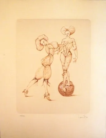 Etching Fini - Les Jumelles 