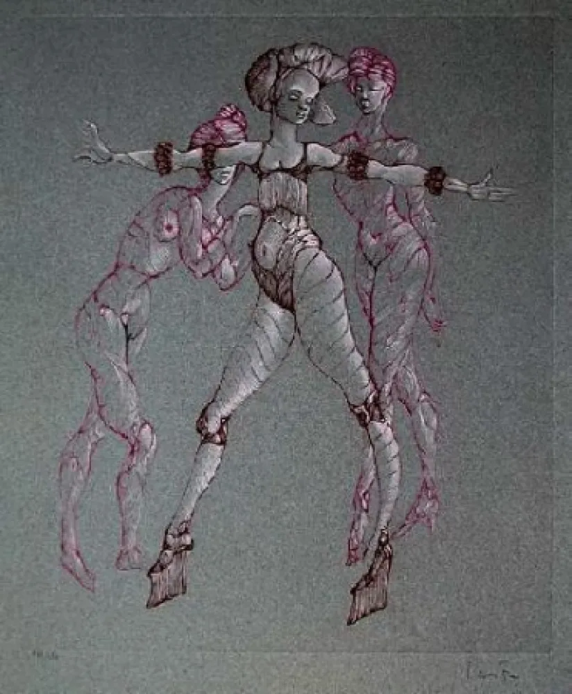 Etching Fini - Scène de danse