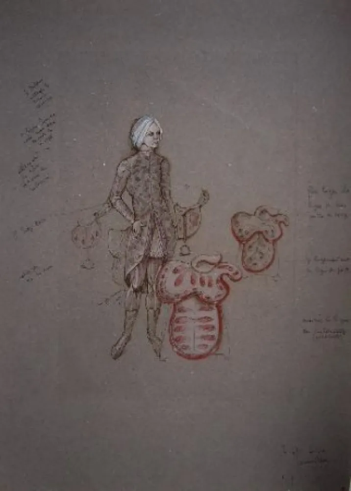 Etching Fini - Scène de theatre