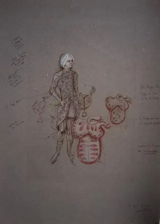 Etching Fini - Scène de theatre