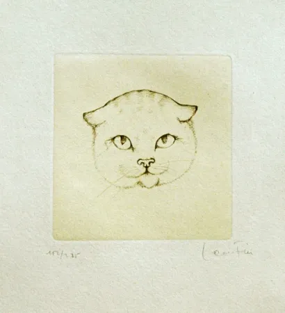 Etching Fini - Tête de chat