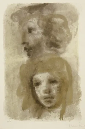 Lithograph Fini - Untitled (two portraits)