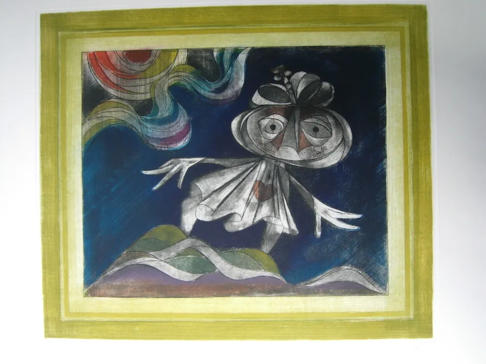 Etching And Aquatint Finsterer - Goethes Walpurgisnacht