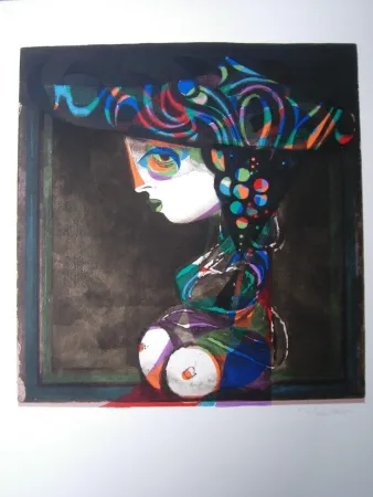 Etching And Aquatint Finsterer - Mme Chl. I