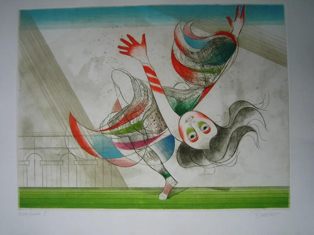 Etching And Aquatint Finsterer - Tanz der Salome