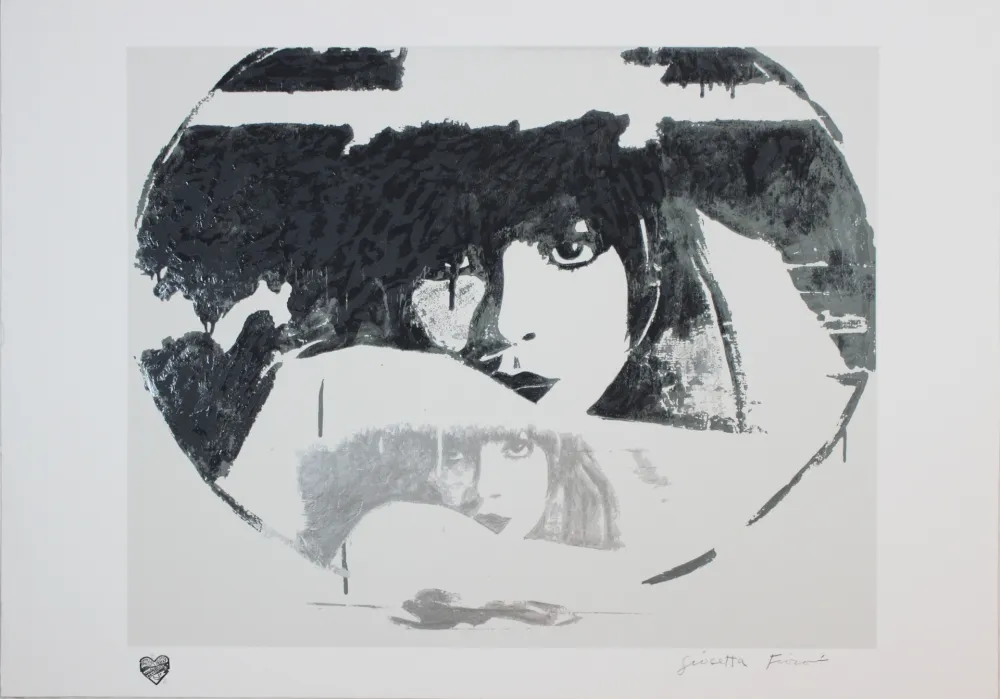 Screenprint Fioroni - Doppio Liberty Grey