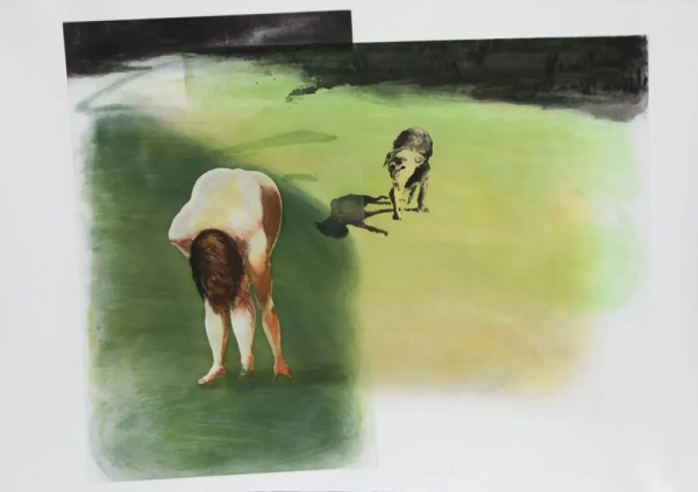 Etching And Aquatint Fischl - III from Beach Scenes Series