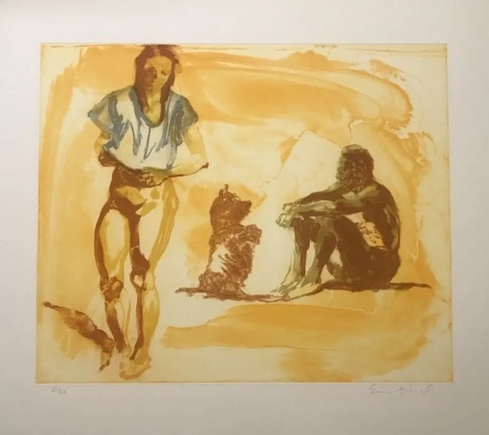 Etching Fischl - Untitled