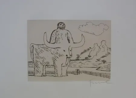 Engraving Fiume - Cinque acqueforti per i greci tradotti da Salvatore Quasimodo