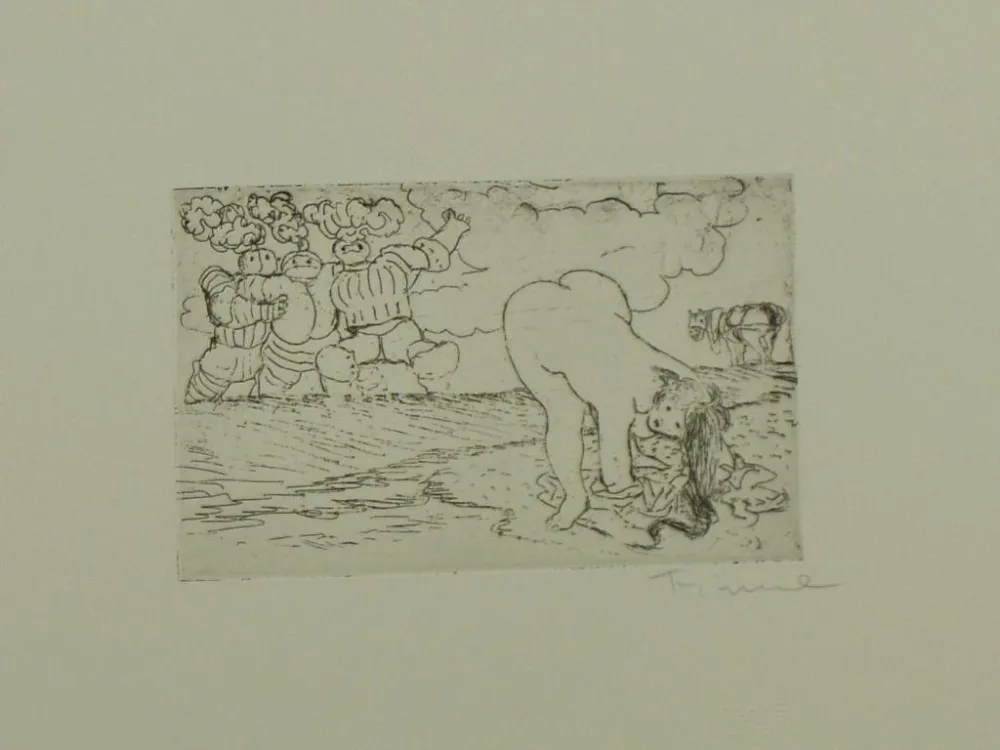 Etching Fiume - SENZA TITOLO