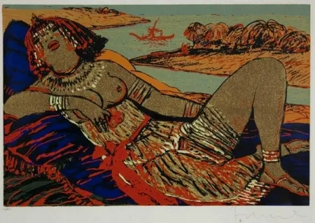 Screenprint Fiume - Senza titolo