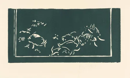 Linocut Flanagan - Stones