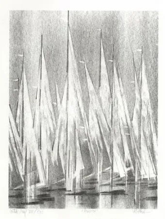 Lithograph Florsheim - Regatta