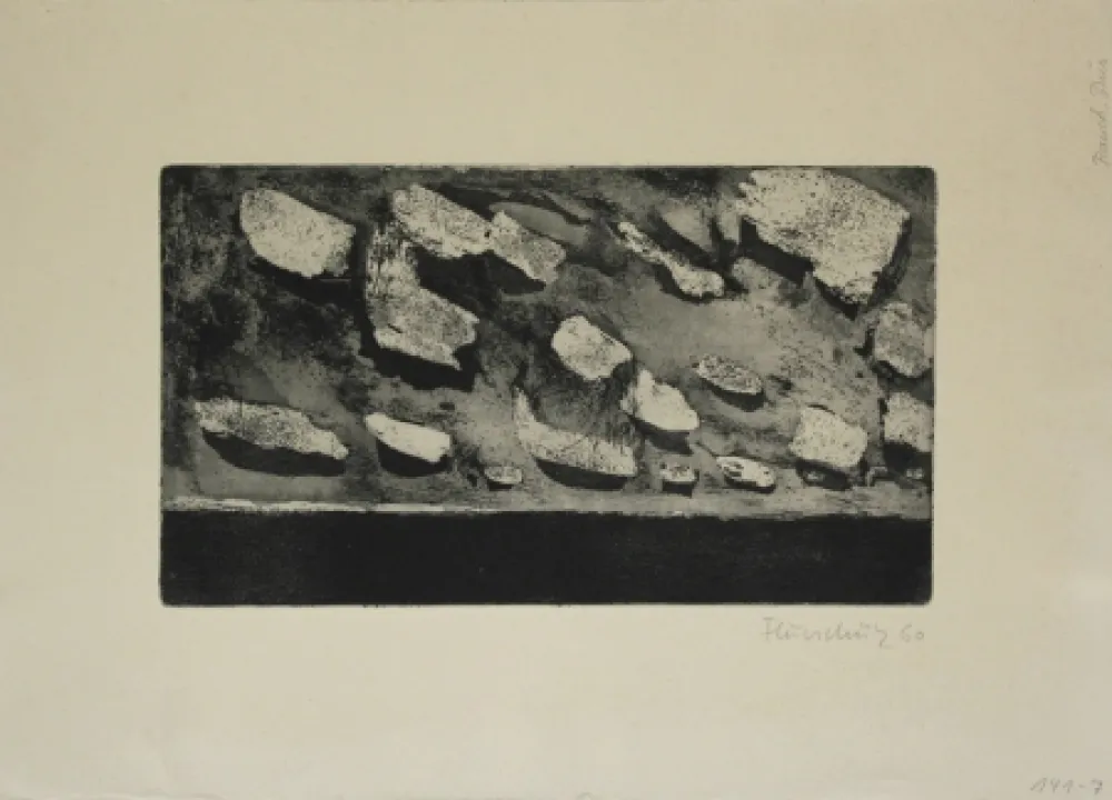 Etching And Aquatint Flurschütz - Nächtlicher Himmel