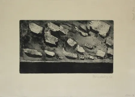 Etching And Aquatint Flurschütz - Nächtlicher Himmel