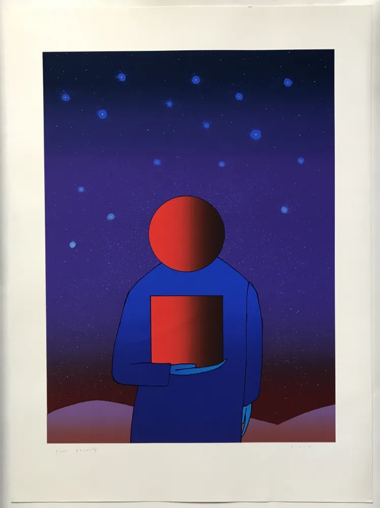 Screenprint Folon - 35 ans après