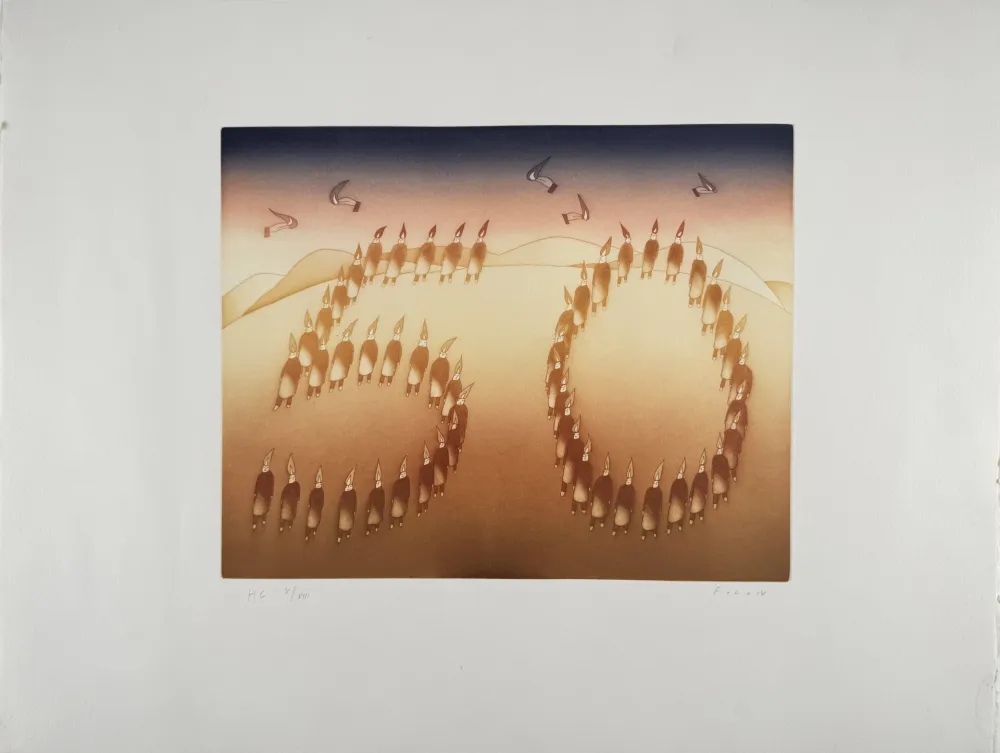 Screenprint Folon - 50