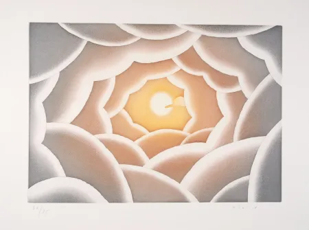 Etching And Aquatint Folon - A propos de la lumière