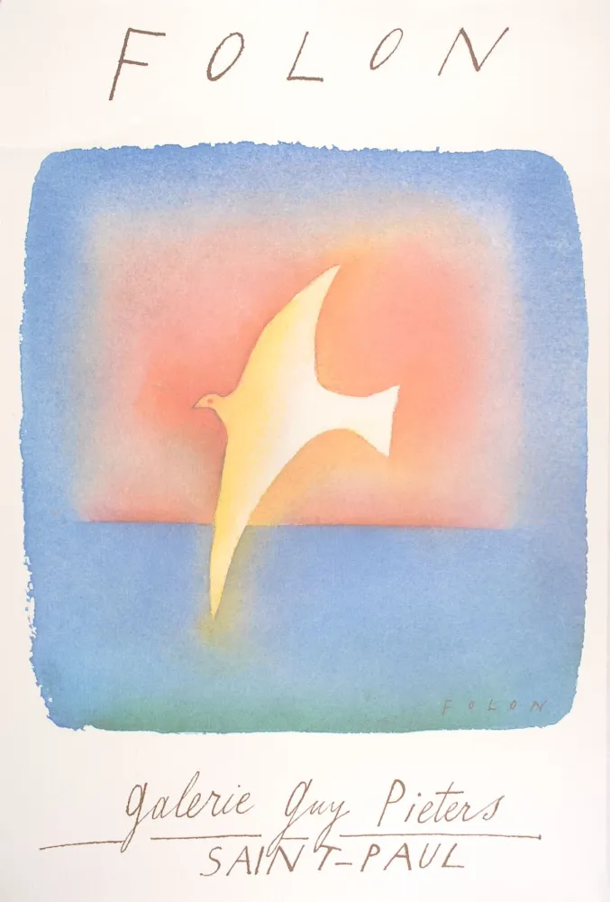 Poster Folon - Folon - Galerie Guy Pieters II