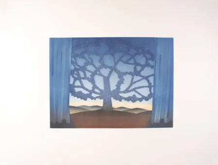 Etching And Aquatint Folon - Godot