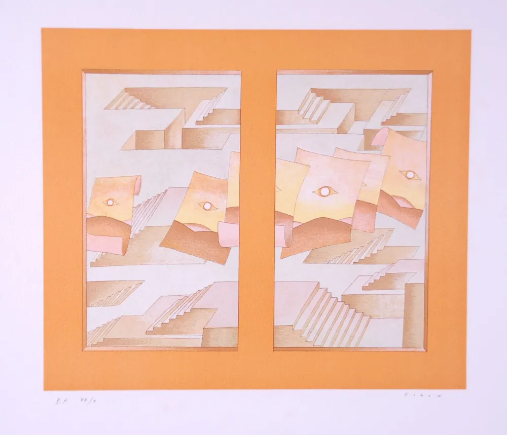 Lithograph Folon - Image pour Berggruen