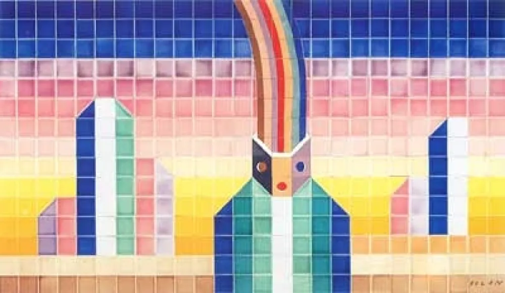 Ceramic Folon - La Pensée (céramique)