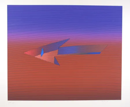 Screenprint Folon - Le Chemin