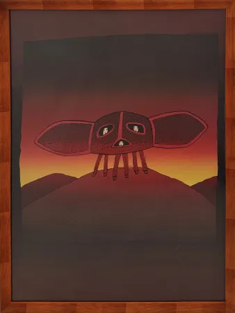 Screenprint Folon - Le Marathon 