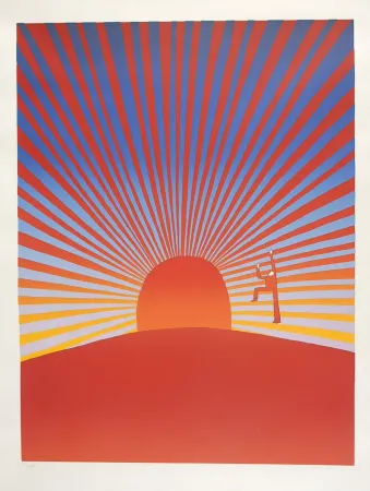 Screenprint Folon - Le Poète - The Poet