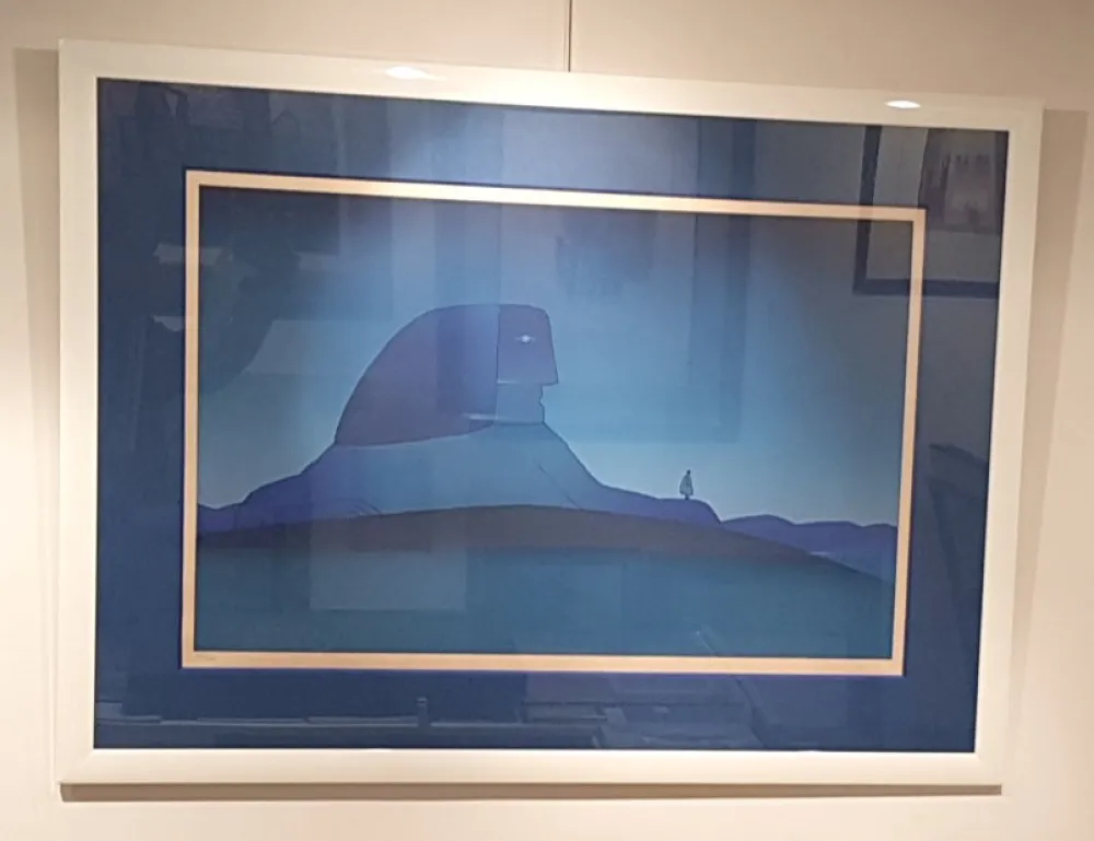 Screenprint Folon - L'Etranger - The Stranger