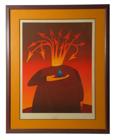 Screenprint Folon - Macbeth