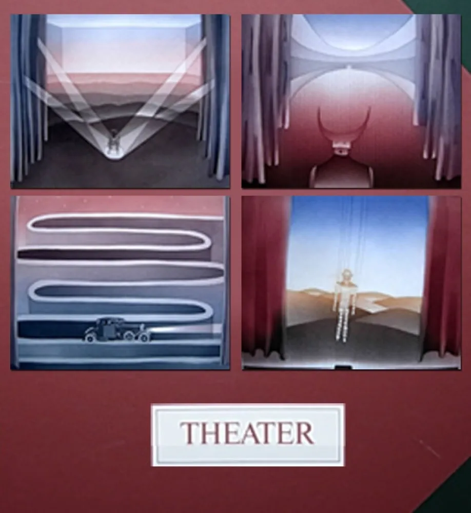 Etching And Aquatint Folon - THEATER - THEATRE (complet suite)