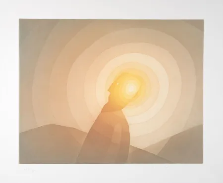 Etching And Aquatint Folon - Un Son