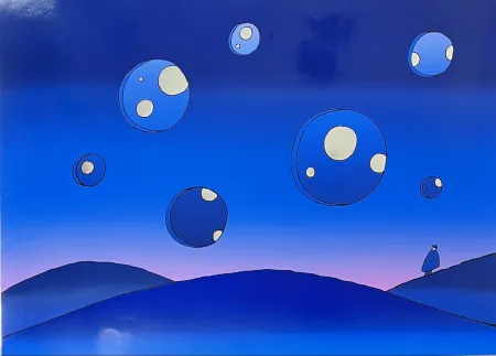 Screenprint Folon - Untitled 