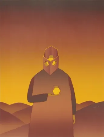 Screenprint Folon - Untitled