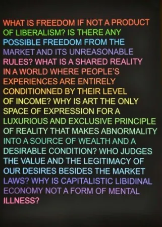 Screenprint Fontaine - Untitled: (What is freedom?)