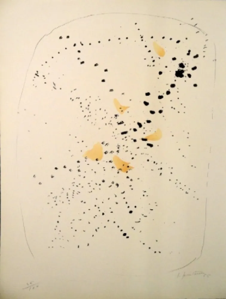 Lithograph Fontana - Concetto Spaziale