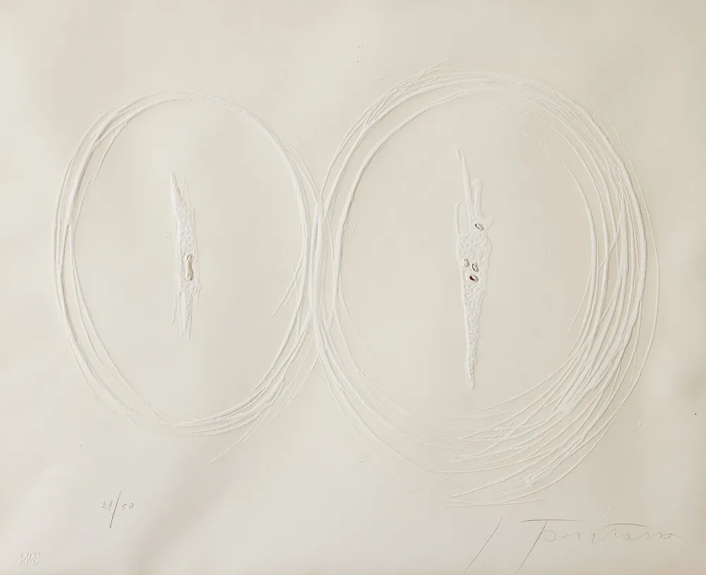 Engraving Fontana - Concetto Spaziale