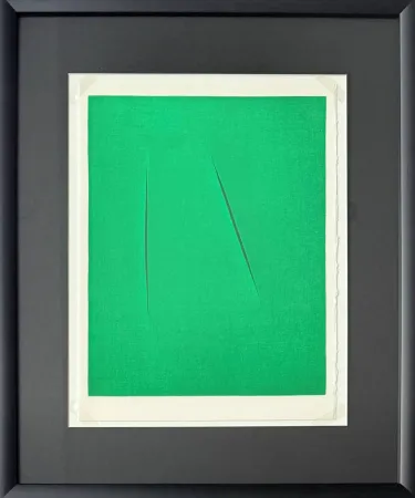 Lithograph Fontana - Concetto Spaziale