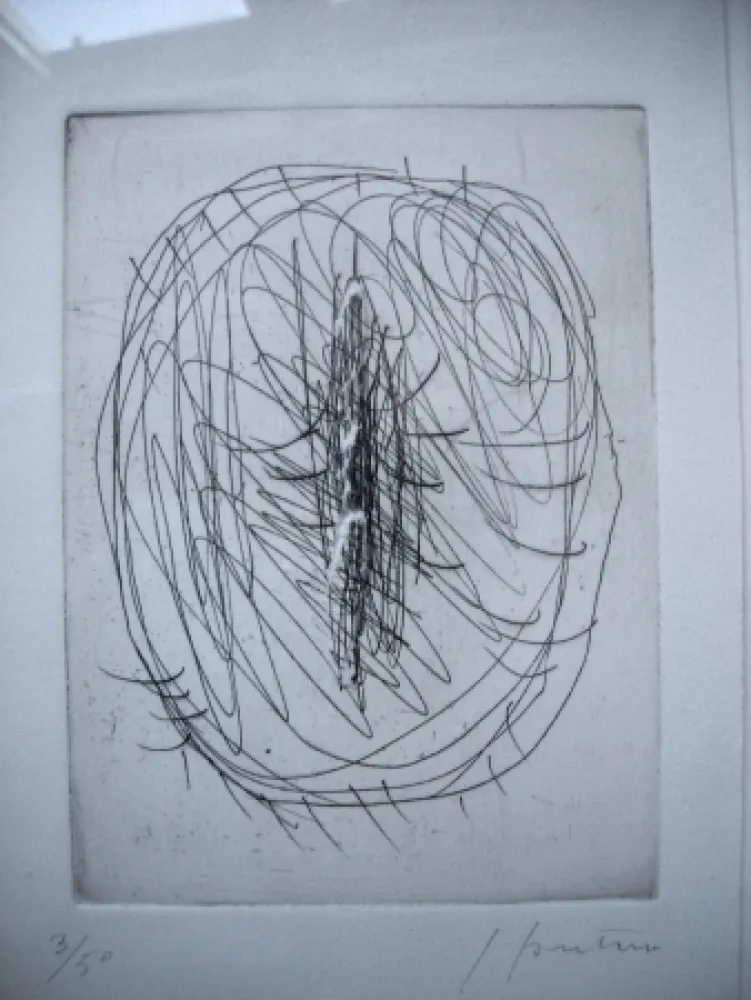 Engraving Fontana - Concetto Spaziale