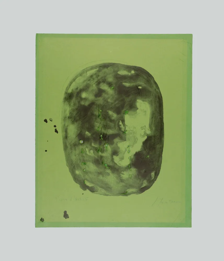 Etching Fontana - Concetto spaziale (Vite)