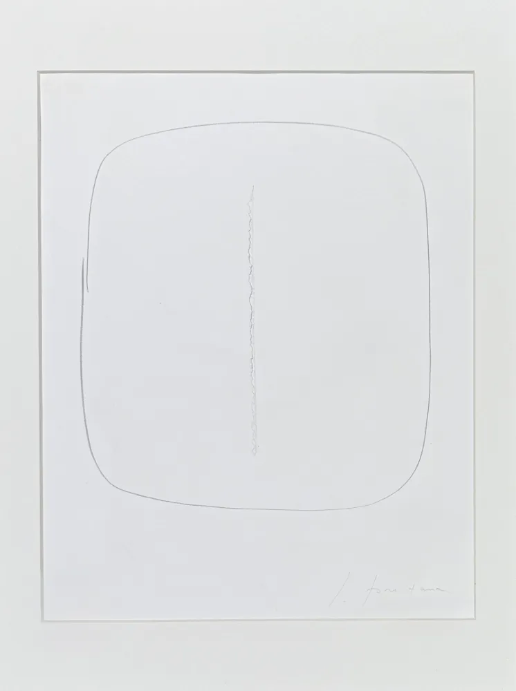 Lithograph Fontana - Lucio Fontana (1899–1968) – Concetto Spaziale – Lithograph with hand-cut central slash incision -1961